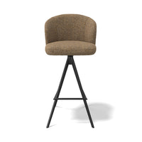 Lazio bar stool caramel Oasis side view