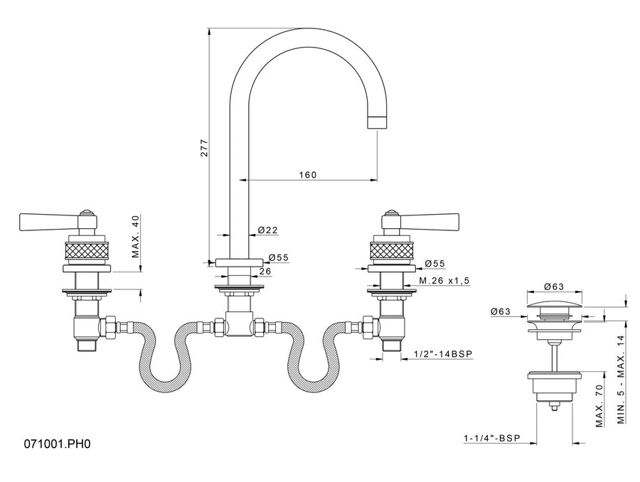 Technical drawing - Bronces Mestre