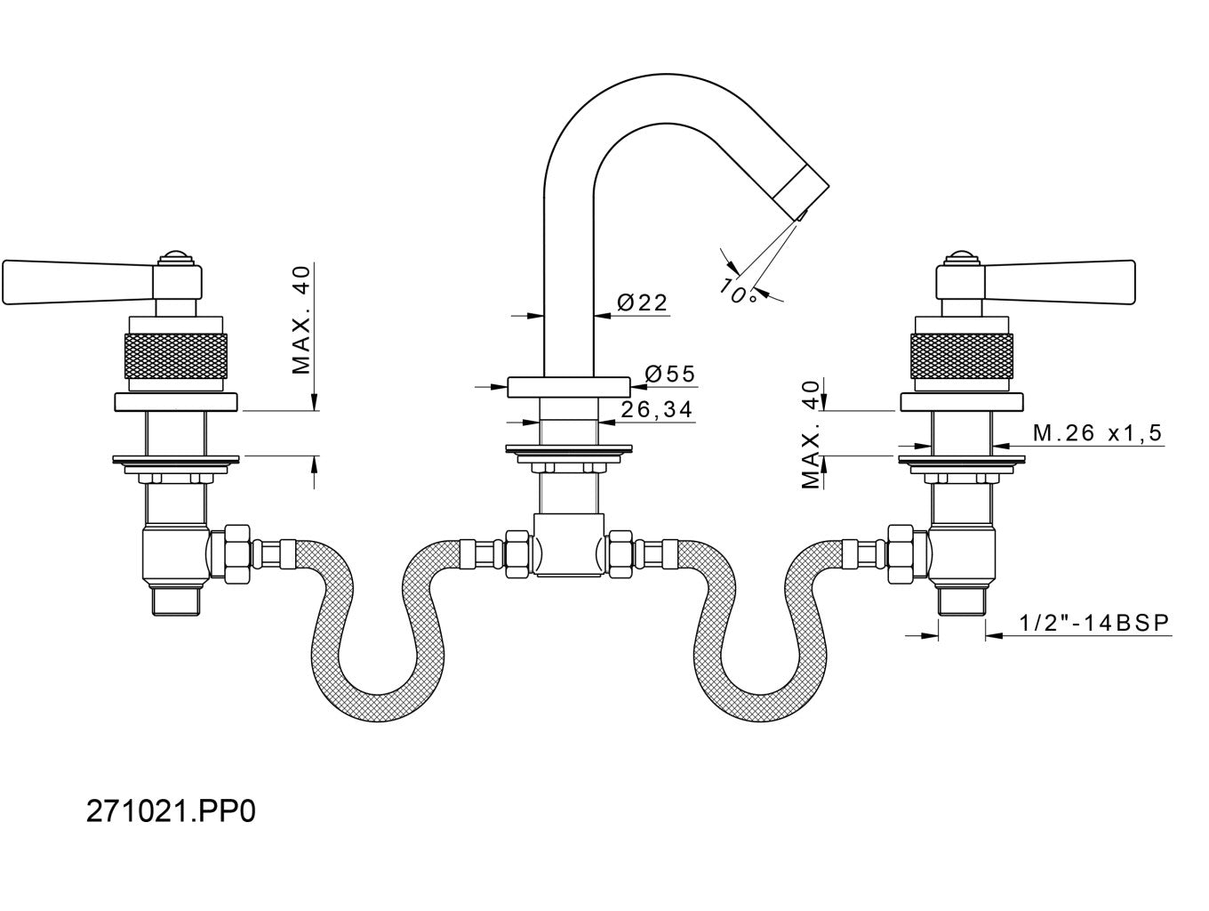 Technical drawing - Bronces Mestre