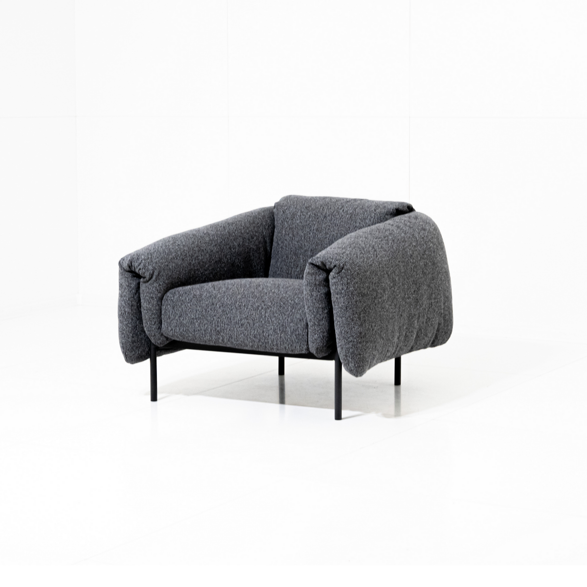 Outdoor Armchair Zerio - Black 100x98x70cm | Marcottestyle
