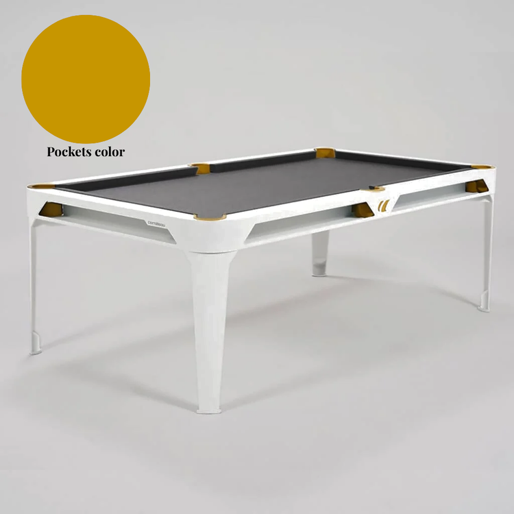 Outdoor Pool & Esstisch 7FT Weiß