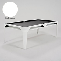 Outdoor Pool & Table de salle à manger 7FT Blanc