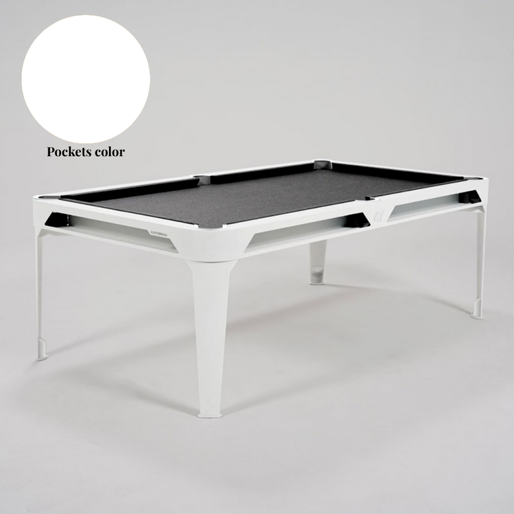 Outdoor Pool & Esstisch 7FT Weiß