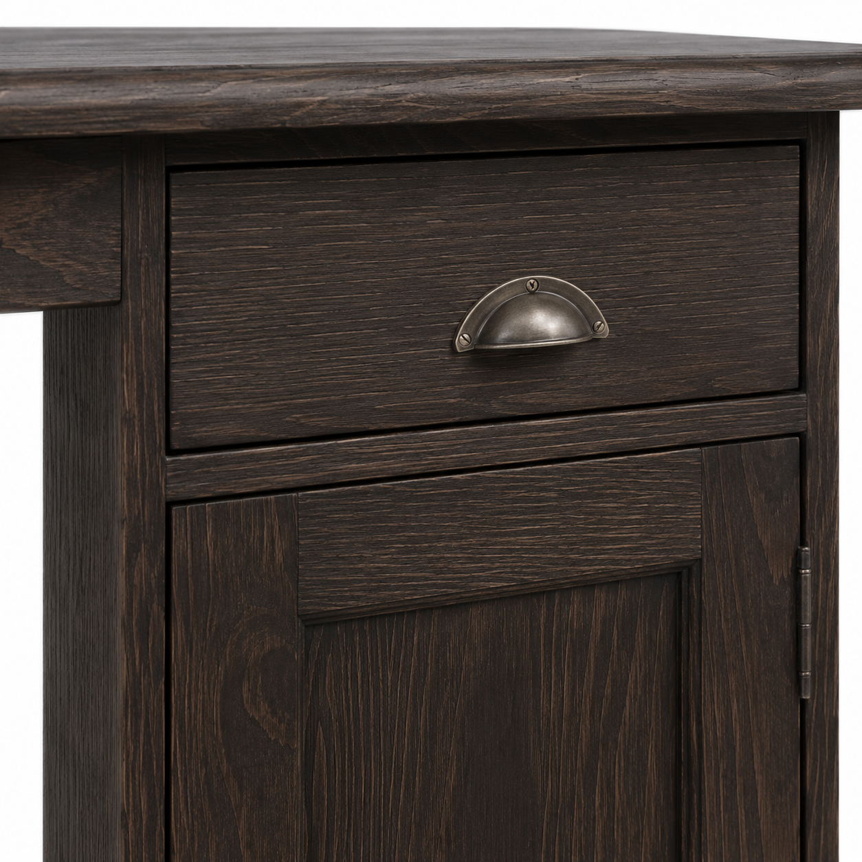Desk - Bristol - Solid Pine - 110 x 70 x 78 cm - Brown