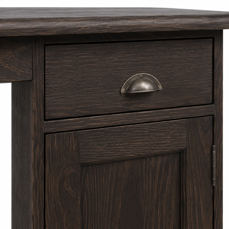 Desk - Bristol - Solid Pine - 110 x 70 x 78 cm - Brown