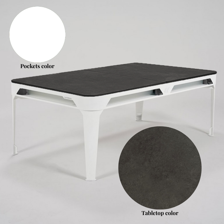 Outdoor Pool & Esstisch 7FT Weiß