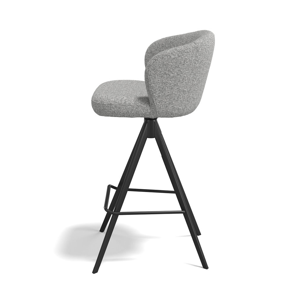 Lazio bar stool ash grey Oasis detail
