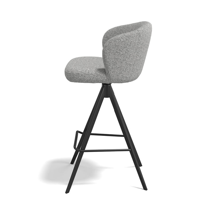 Lazio bar stool ash grey Oasis detail