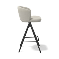 Lazio bar stool natural Oasis side view