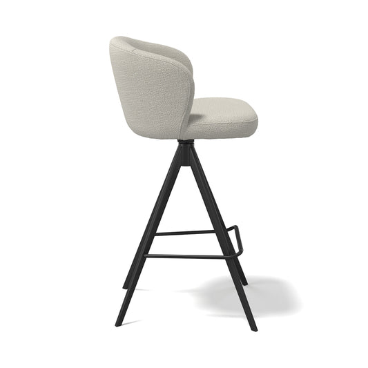 Lazio bar stool natural Oasis side view