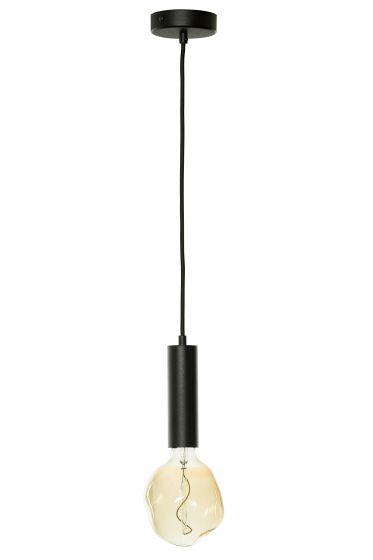 Pendant Light Tube - Black - 1×E27 - Adjustable max 115 cm