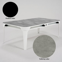 Outdoor Pool & Table de salle à manger 7FT Blanc