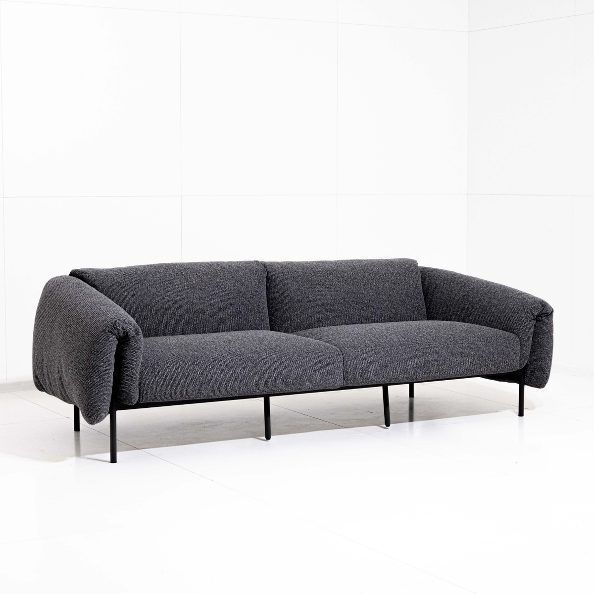 Outdoor Sofa Zerio - Noir 224x98x70cm | Marcottestyle