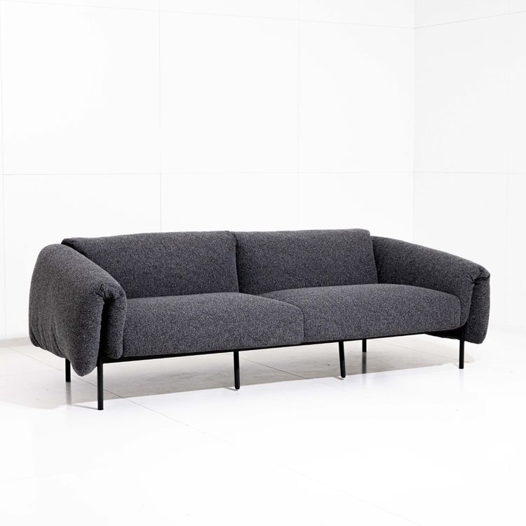 Outdoor Sofa Zerio - Noir 224x98x70cm | Marcottestyle