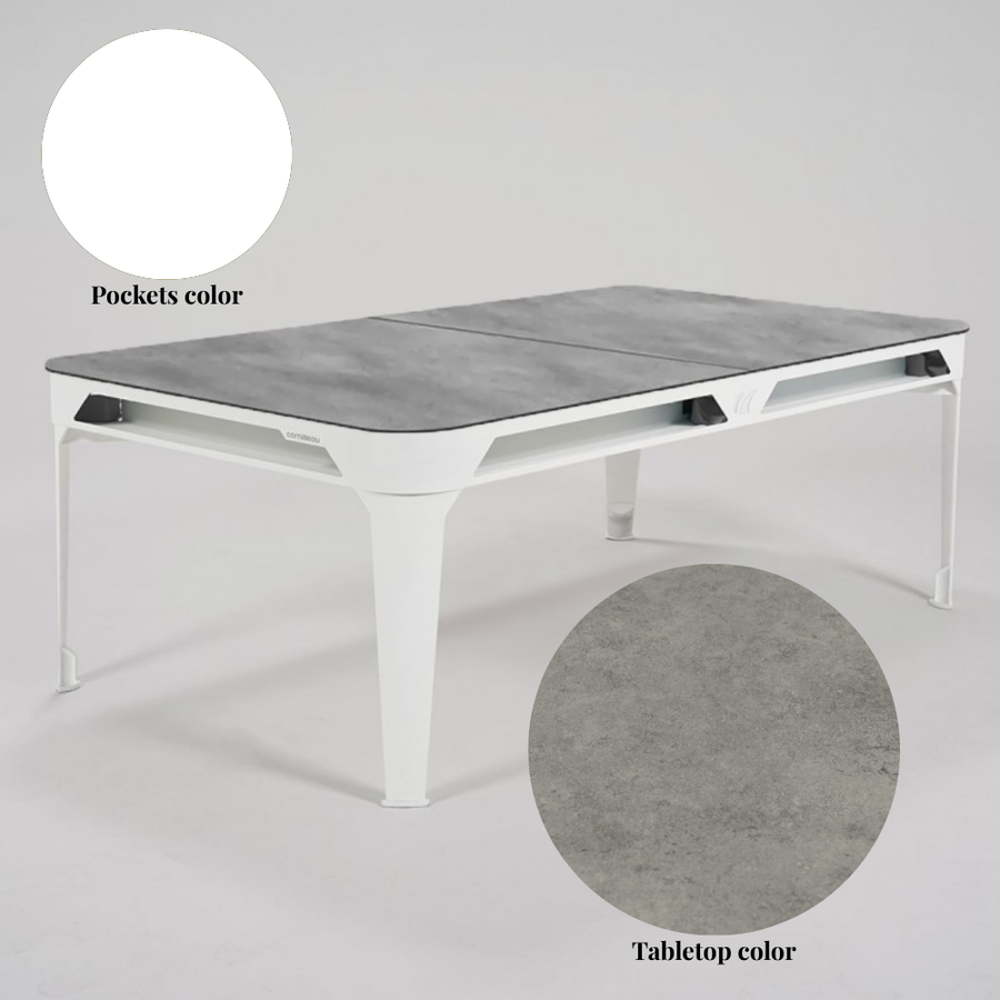 Outdoor Pool & Table de salle à manger 7FT Blanc