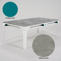 Outdoor Pool & Table de salle à manger 7FT Blanc