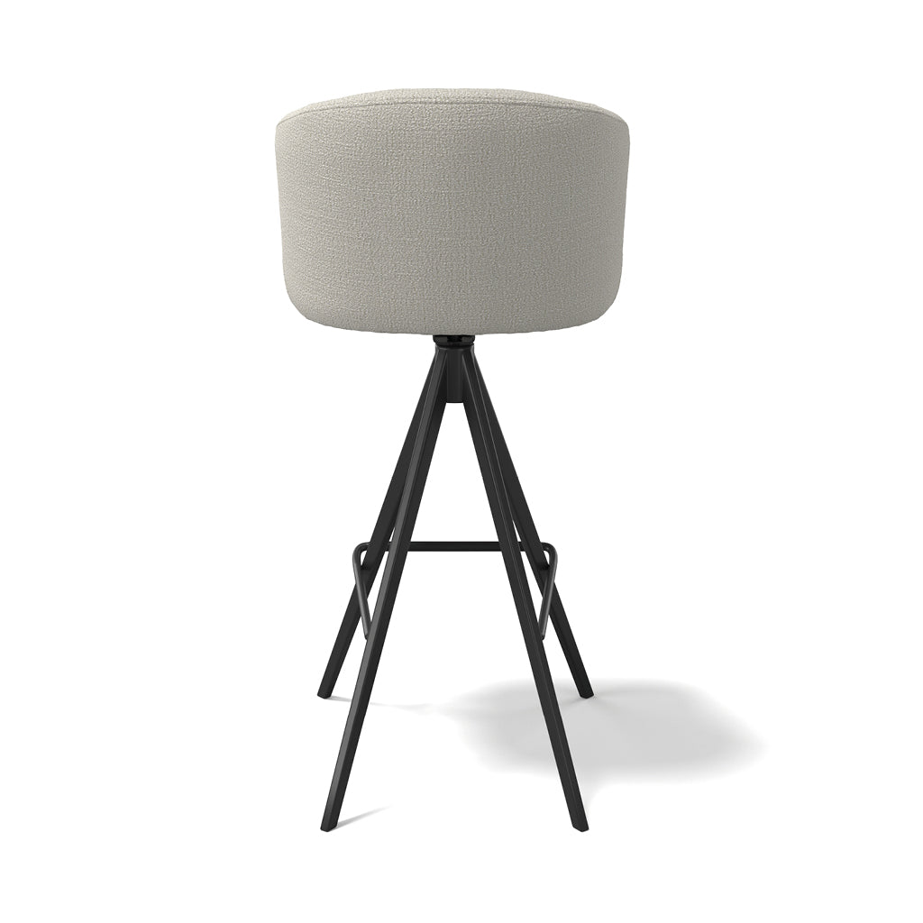 Lazio bar stool natural Oasis back view