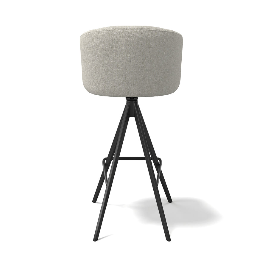 Lazio bar stool natural Oasis back view