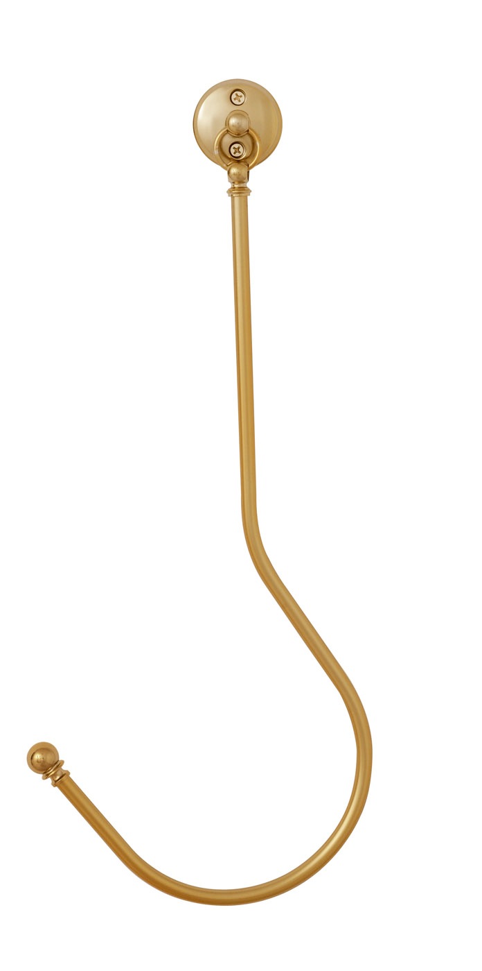 Calvane Swan Neck Holdback – Brass