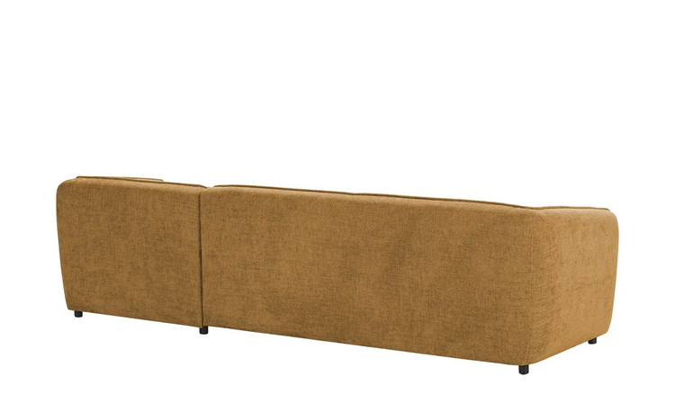 Sofa Cavallo - Brown Fabric Corner Sofa 280×152cm | Marcottestyle