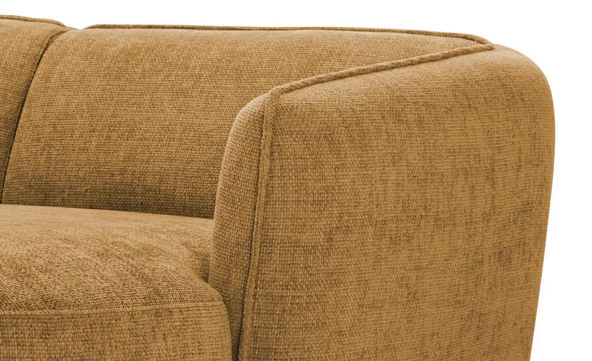 Sofa Cavallo - Brown Fabric Corner Sofa 280×152cm | Marcottestyle