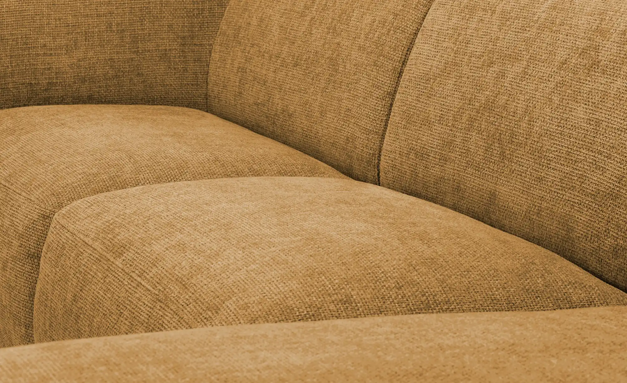 Sofa Cavallo - Brown Fabric Corner Sofa 280×152cm