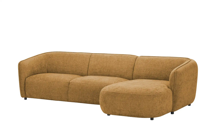Sofa Cavallo - Brown Fabric Corner Sofa 280×152cm | Marcottestyle
