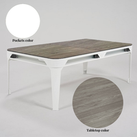 Outdoor Pool & Table de salle à manger 7FT Blanc