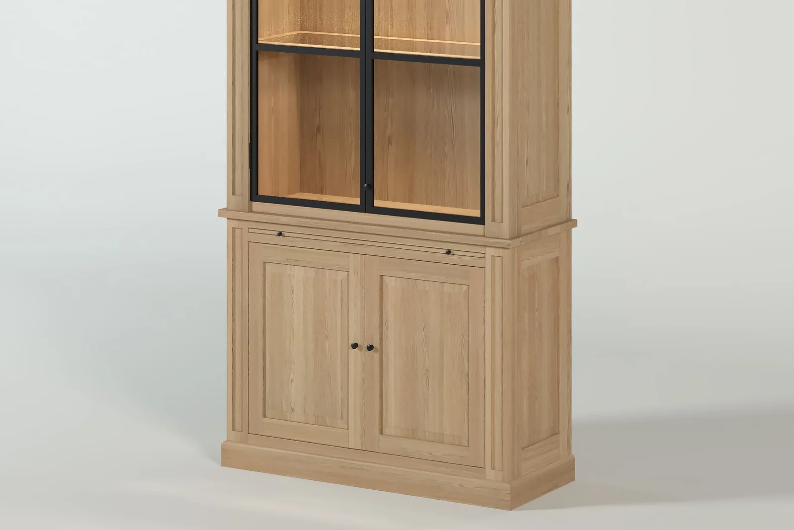 Amber Vitrine - Chêne naturel