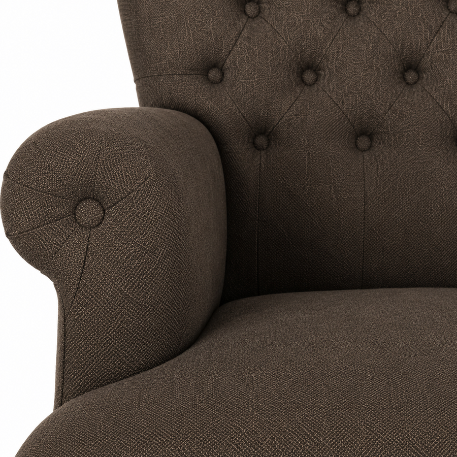 Armchair Hercules - Brown - 73 x 85 x 97 cm - Customizable