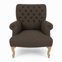 Armchair Hercules - Brown - 73 x 85 x 97 cm - Customizable