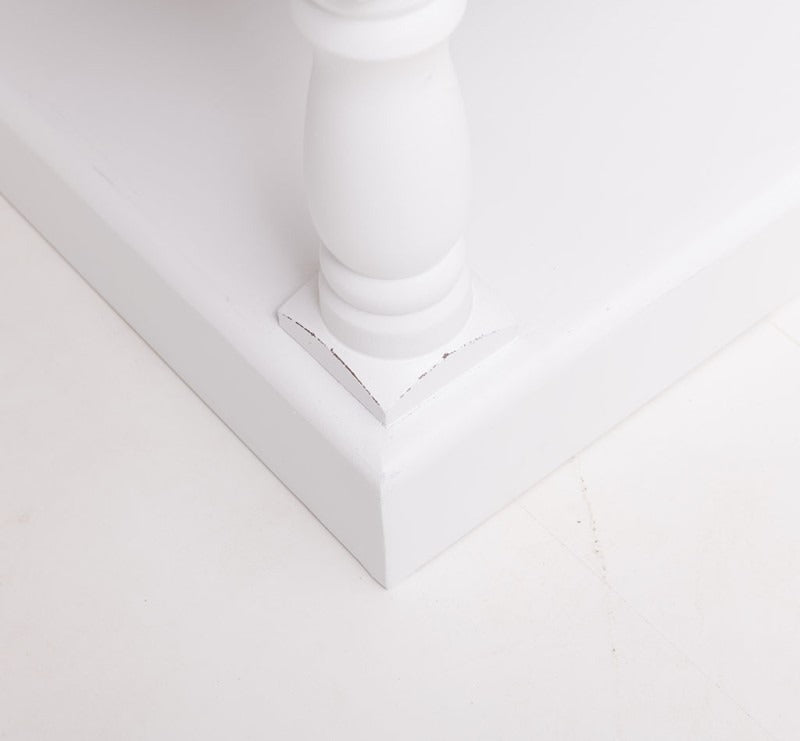 Ashford Coffee Table - White Base with Oak Top | Marcottestyle