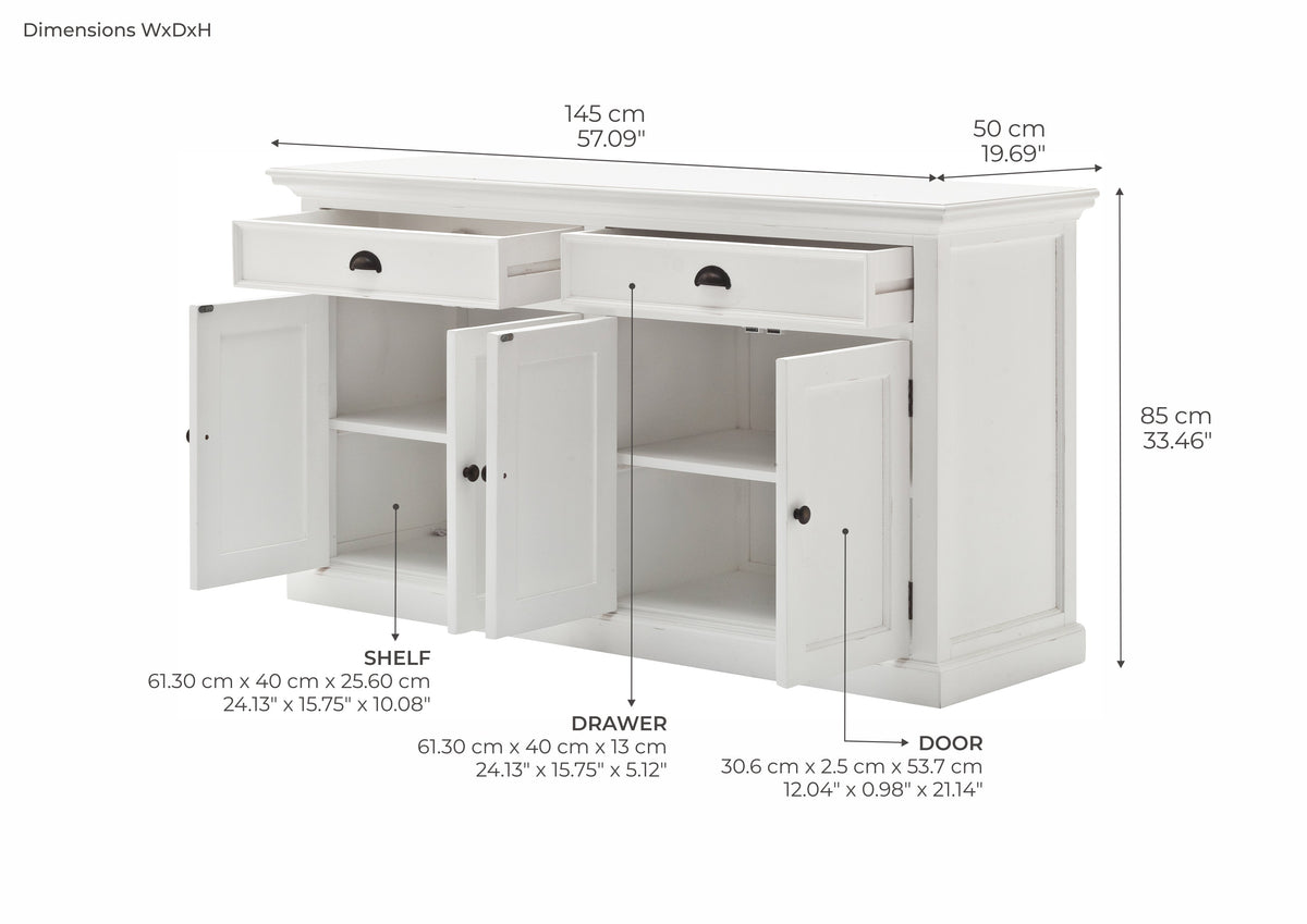 Halifax Buffet with 4 Doors | Marcottestyle