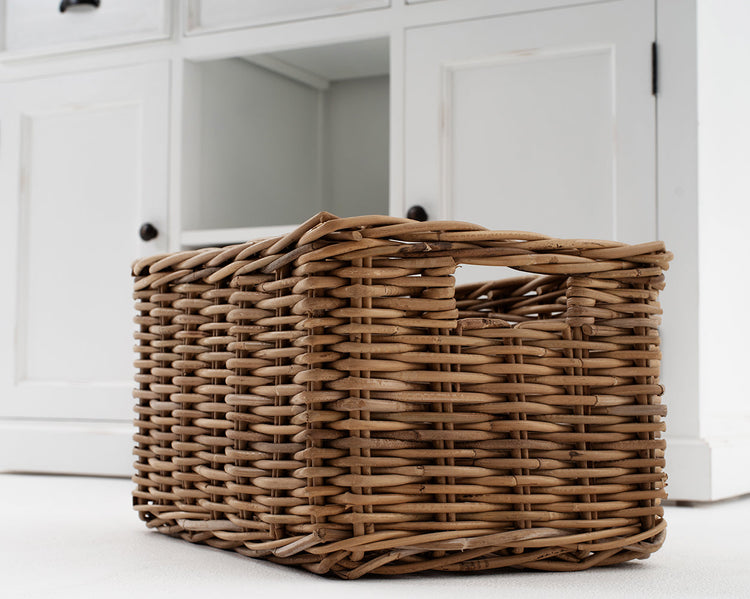 Halifax Accent Buffet - Blanc with Brun Top - lifestyle | Marcottestyle