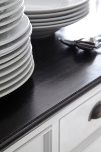 Halifax Contrast Buffet - Wit met Black Top - levensstijl | Marcottestyle