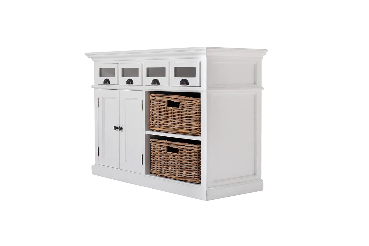 Halifax Kitchen Buffet - White | Marcottestyle