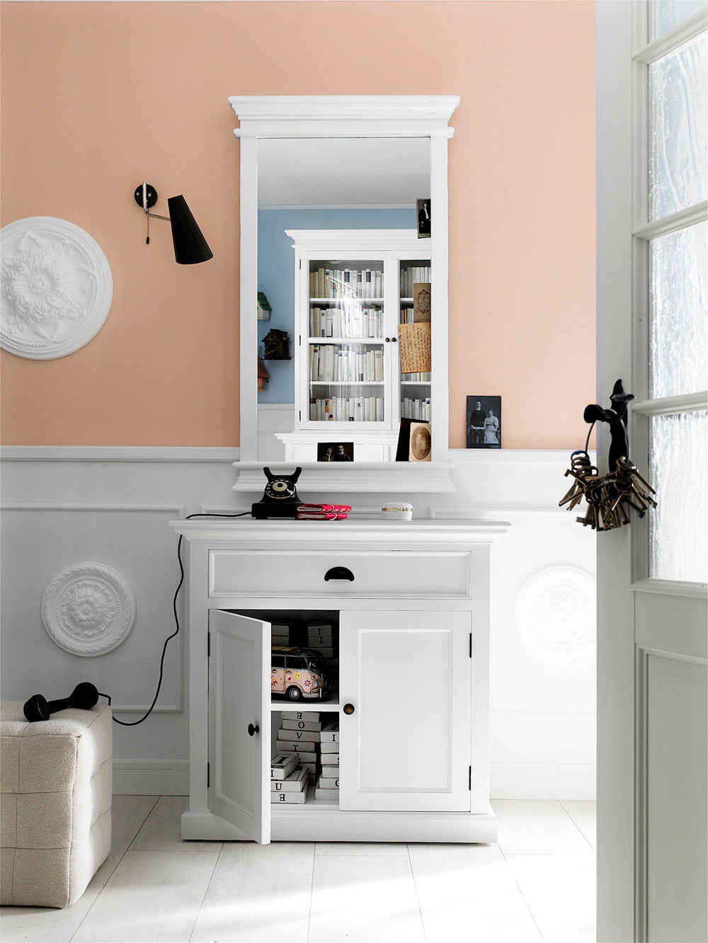 Halifax Small Buffet - White