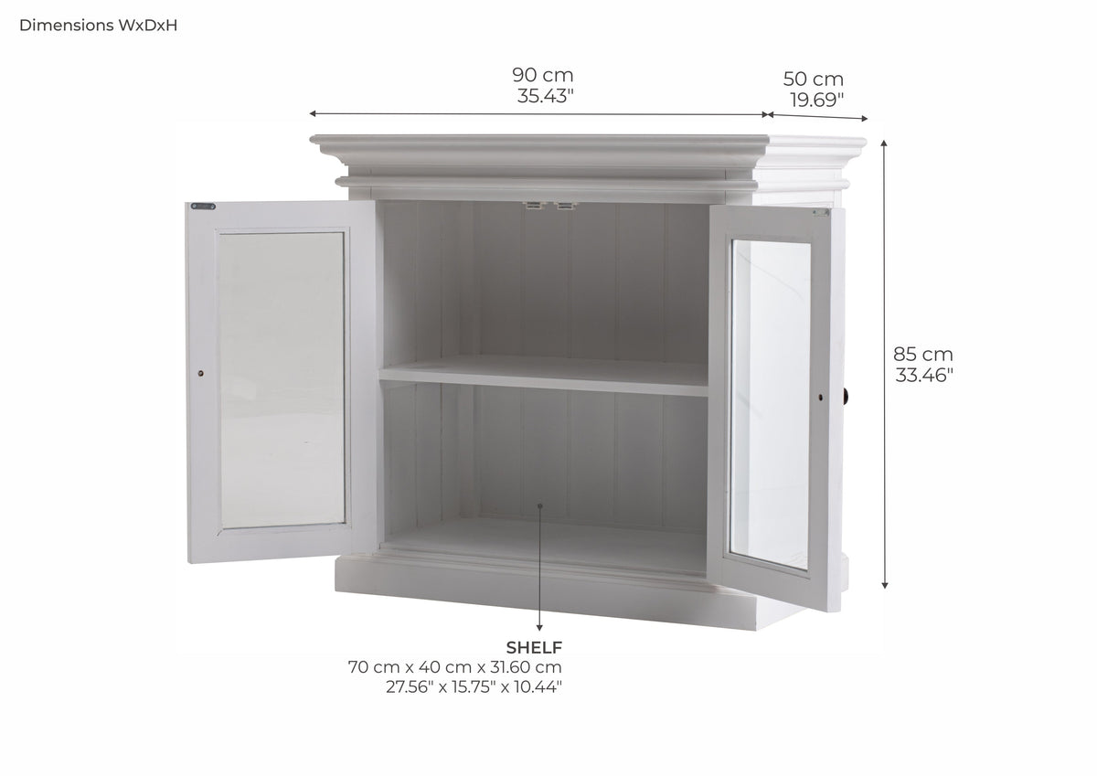 Halifax 2 Door Sideboard - White | Marcottestyle