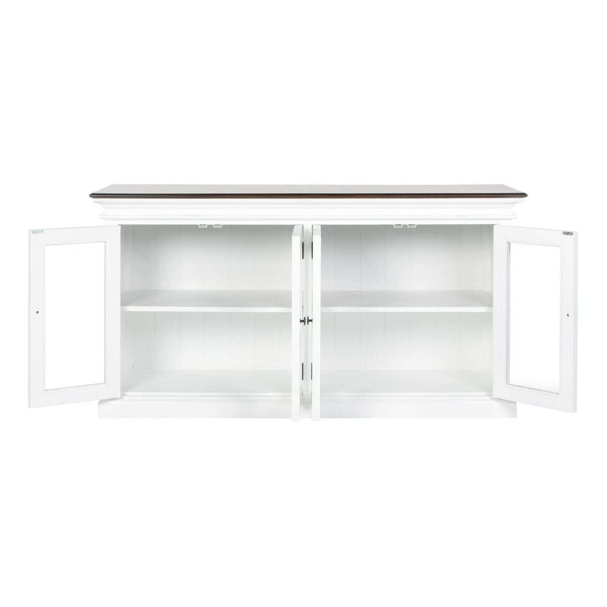 Halifax Accent Display Buffet with 4 Glass Doors - Lifestyle View | Marcottestyle