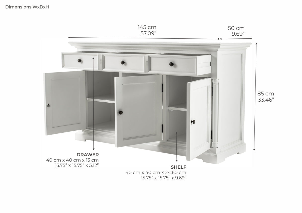 Provence Buffet - White | Marcottestyle