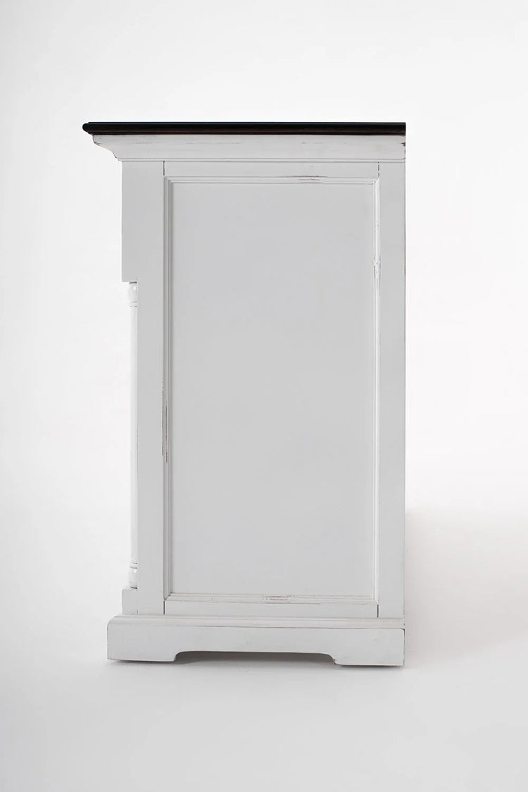 Provence Accent Buffet - White With Dark Brown Top | Marcottestyle