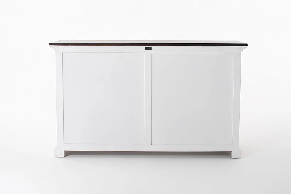 Provence Accent Buffet - White With Dark Brown Top | Marcottestyle
