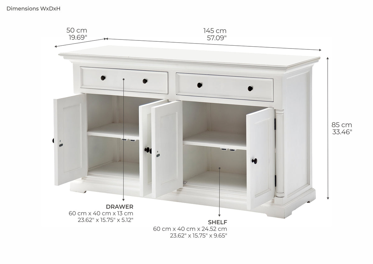 Provence Buffet - White | Marcottestyle