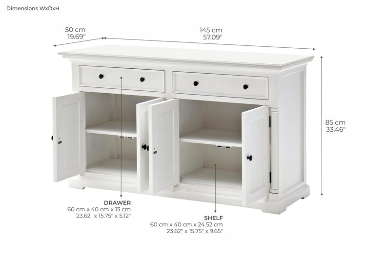 Provence Buffet - White | Marcottestyle