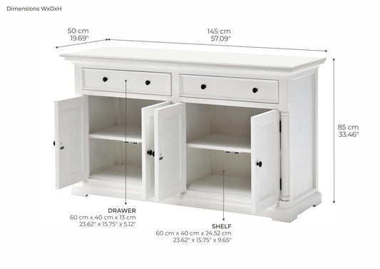 Provence Buffet - White | Marcottestyle