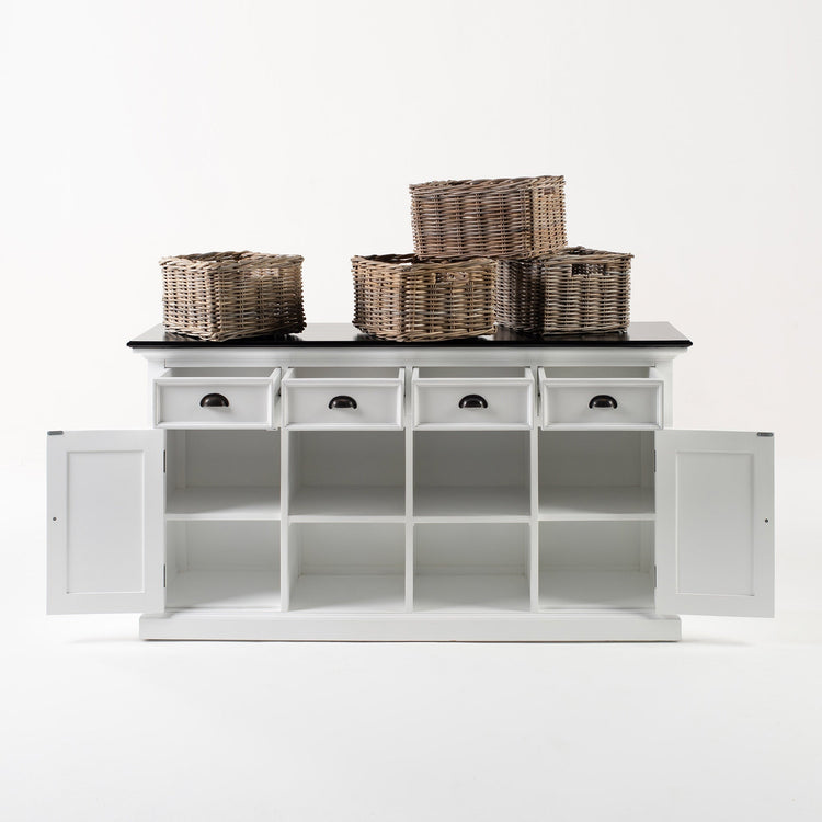 Halifax Contrast Buffet with 4 Baskets - Lifestyle View | Marcottestyle