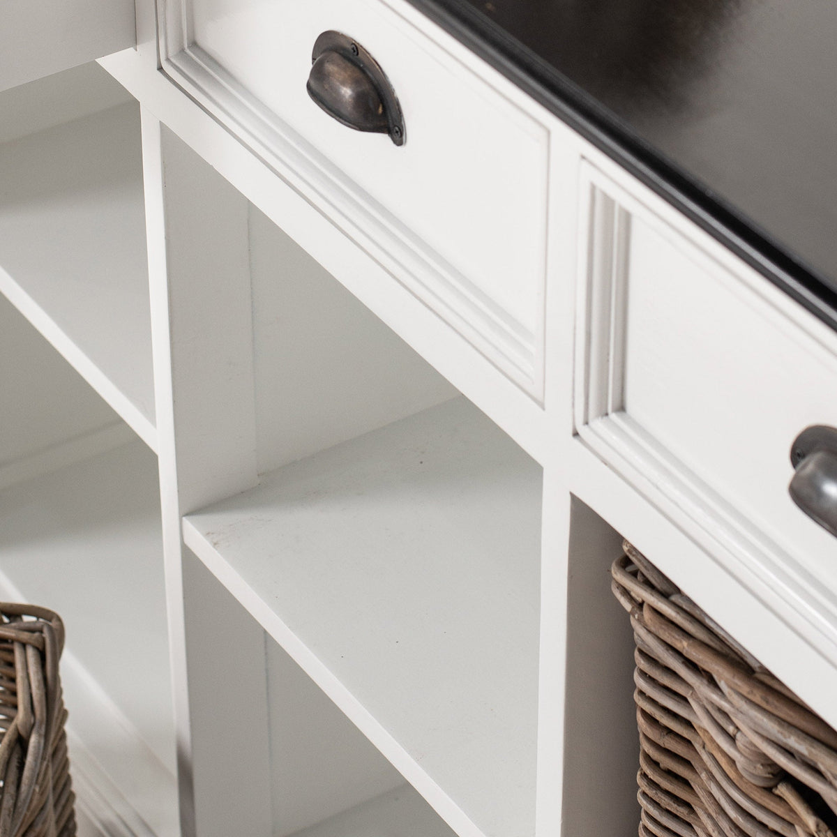 Halifax Contrast Buffet with 4 Baskets - Lifestyle View | Marcottestyle
