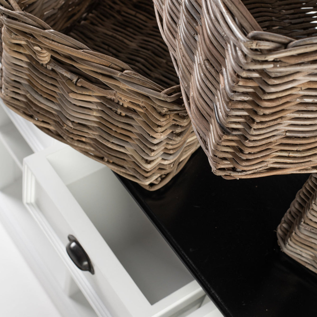 Halifax Contrast Buffet with 4 Baskets - Lifestyle View | Marcottestyle