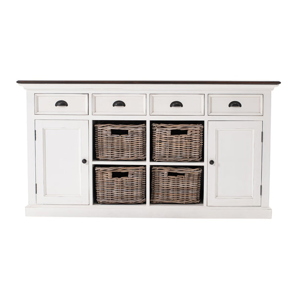 Halifax Accent Buffet with 4 Baskets | Marcottestyle