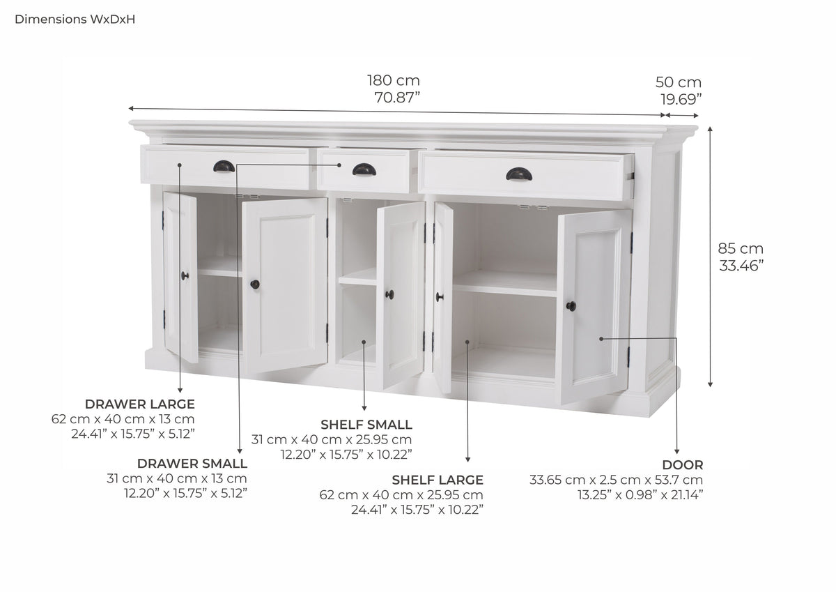 Buffet with 3 Drawers and 5 Doors | Marcottestyle